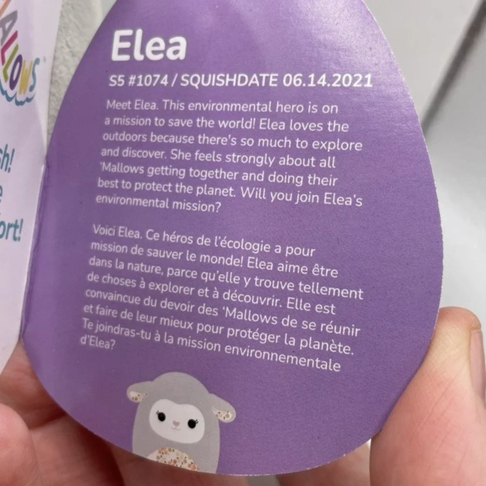 Squishmallows Elea‎ Lamb Plush 5